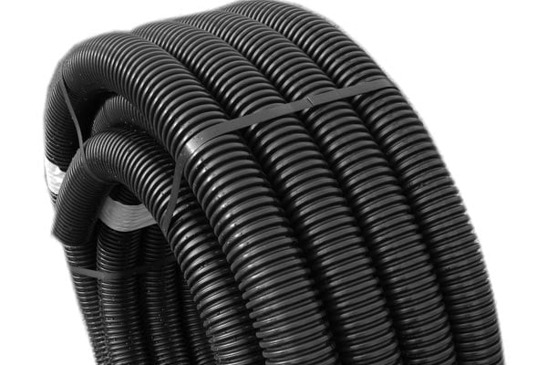 Tubo corrugado de PA6 7,5mm negro cerrado (7,5x10mm)